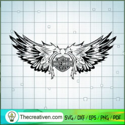 Logo Wings Harley Davidson SVG Cut File for Cricut & Silhouette