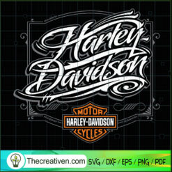 Harley-Davidson Word Logo SVG Cut File for Cricut & Silhouette