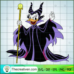 Villains Witch Donald Duck SVG Cut File for Cricut & Silhouette