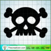 Skull SVG Free, Draw Outline SVG Free, Free SVG For Cricut Silhouette