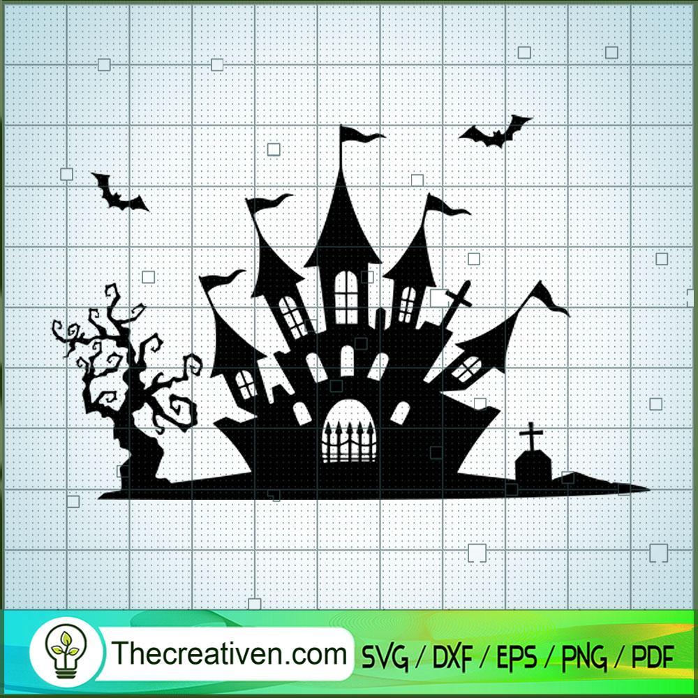 Haunted Free SVG Cut File for Cricut & Silhouette Design 39451 1 Haunted Free SVG Cut File for Cricut & Silhouette Design 39451