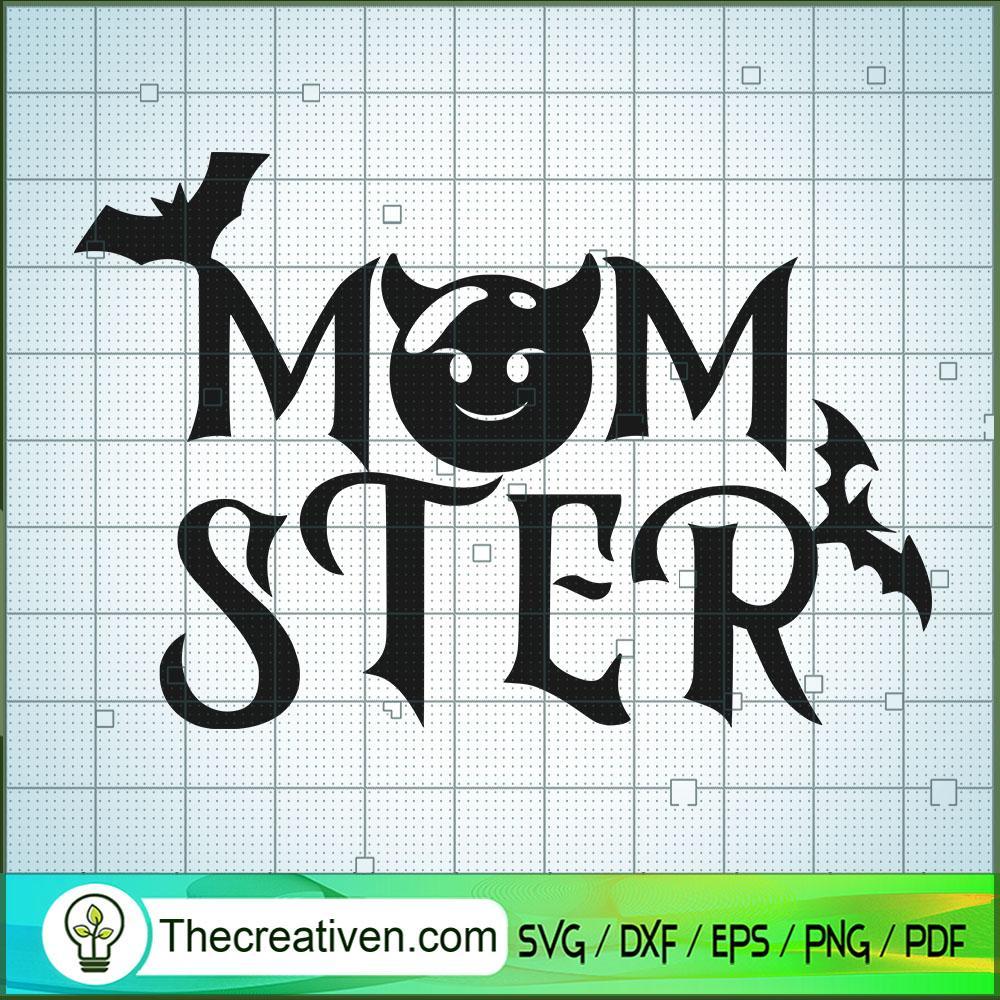 Momster Free SVG Cut File for Cricut & Silhouette 1 Momster Free SVG Cut File for Cricut & Silhouette