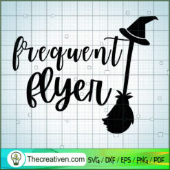Frequent Flyer Free SVG Cut File for Cricut & Silhouette