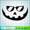 Cool Gaogles Pumpkin Free SVG Cut File for Cricut & Silhouette