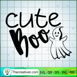 Cute Boo Free SVG Cut File for Cricut & Silhouette