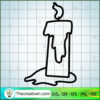 Candle SVG Free, Draw Outline SVG Free, Free SVG For Cricut Silhouette 2 halloween doodle 15 copy