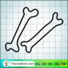 Two Bone Free SVG Cut File for Cricut & Silhouette