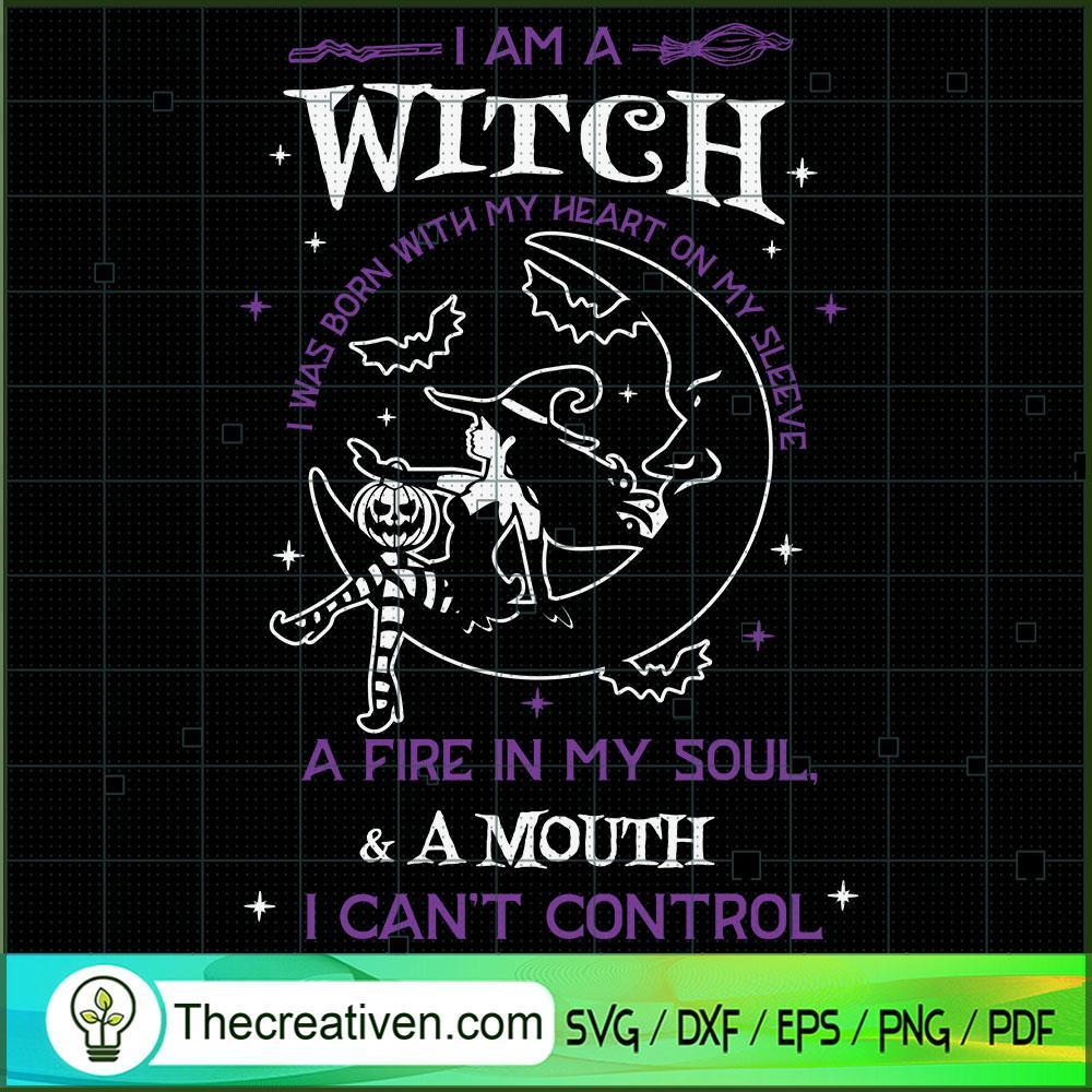 Halloween Witch a Mouth I Ca SVG Cut File for Cricut 1 Halloween Witch a Mouth I Ca SVG Cut File for Cricut