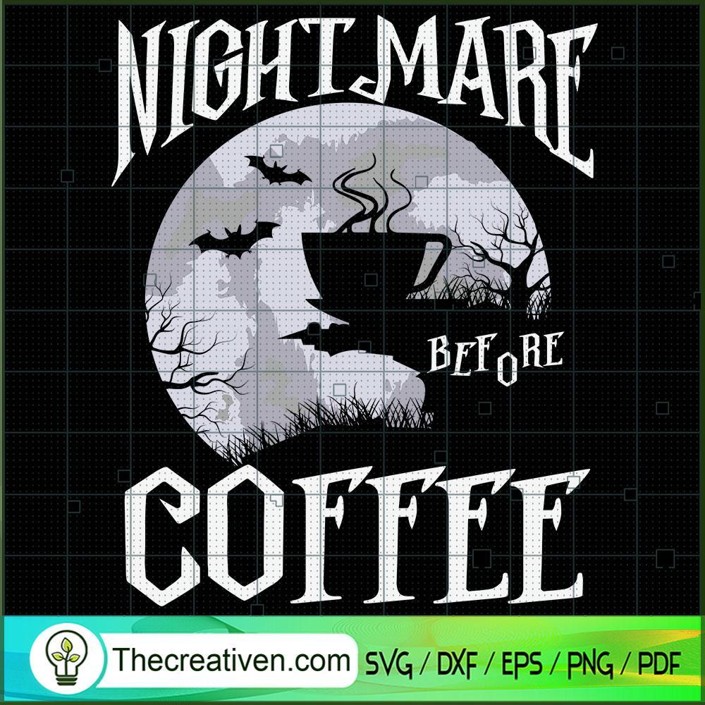 Nightmare Before Coffee Hall SVG Cut File for Cricut 1 Nightmare Before Coffee Hall SVG Cut File for Cricut