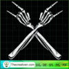 Rock Skeleton Hand Funny Hal SVG Cut File for Cricut