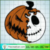 Half Pumpkin Jack SVG Cut File for Cricut & Silhouette 3 number 9 copy 6