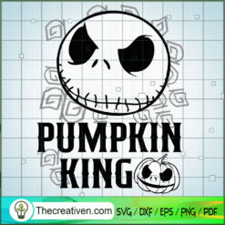 Pumpkin King SVG Cut File for Cricut & Silhouette