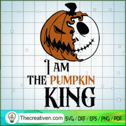 I Am The Pumpking King SVG Cut File for Cricut & Silhouette