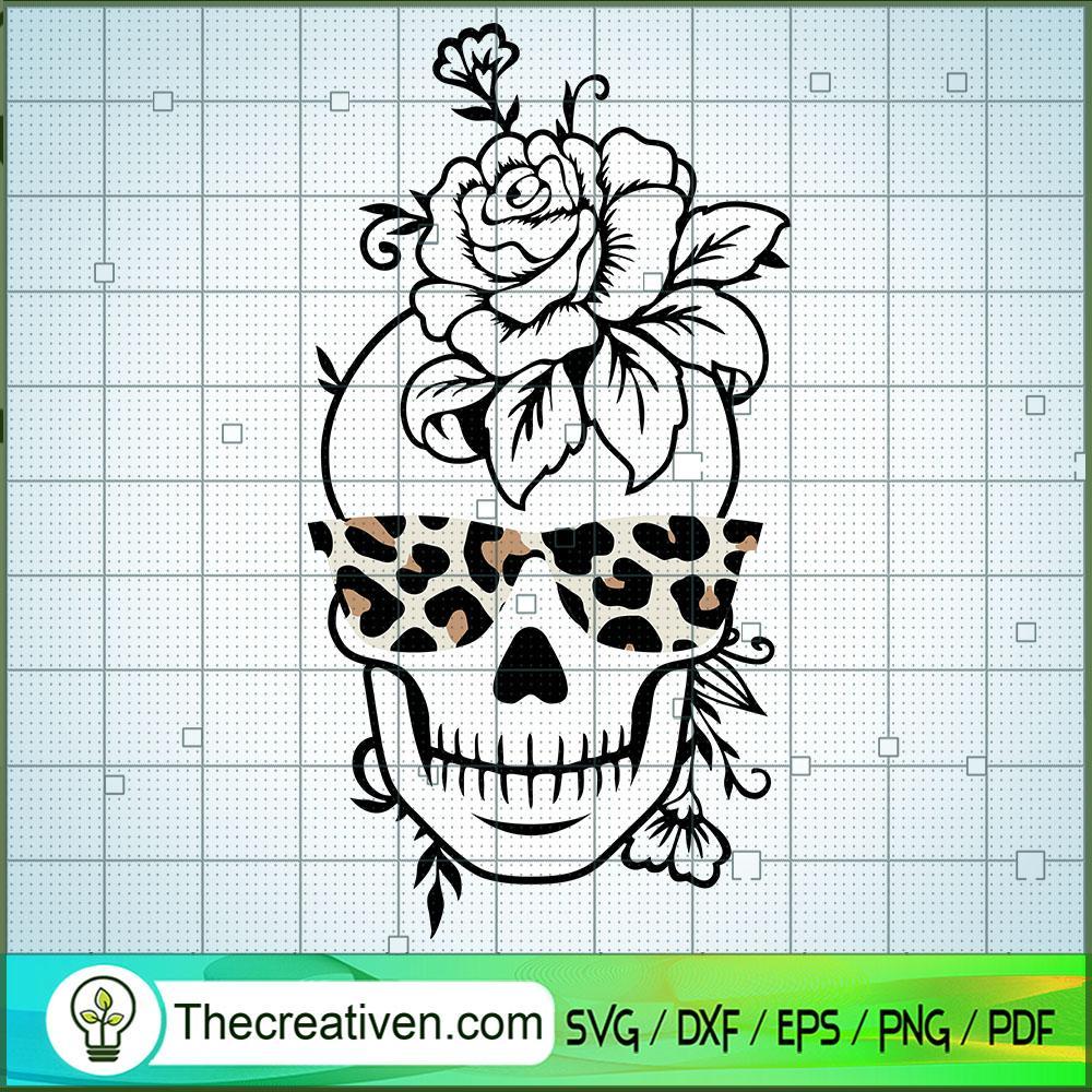 Leopard Sunglasses Skull SVG Cut File for Cricut & Silhouette 1 Leopard Sunglasses Skull SVG Cut File for Cricut & Silhouette