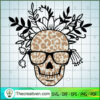 Leopard Pattern Skull SVG Cut File for Cricut & Silhouette 2 skull deesign number 8 copy