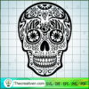 Pattern Skull SVG Cut File for Cricut & Silhouette Design 39004