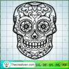 Pattern Skull SVG Cut File for Cricut & Silhouette Design 39002 2 skull deesign number 3 copy
