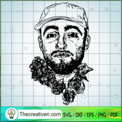 Mac Miller Wear A Wreath SVG Cut File for Cricut & Silhouette