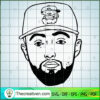 Mac Miller Face Art SVG Cut File for Cricut & Silhouette 2 number 15 copy 4