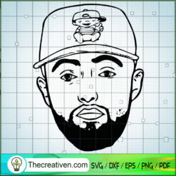 Mac Miller Face Art SVG Cut File for Cricut & Silhouette