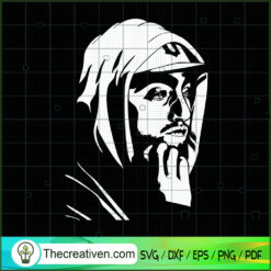 Mac Miller Art Black White SVG Cut File for Cricut & Silhouette
