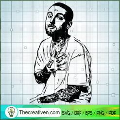 Mac Miller Guy SVG Cut File for Cricut & Silhouette