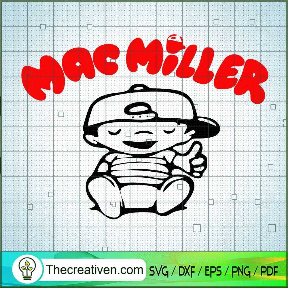 Cute Baby Mac Miller SVG Cut File for Cricut & Silhouette 1 Cute Baby Mac Miller SVG Cut File for Cricut & Silhouette
