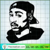 Tupac Best Face SVG Cut File for Cricut & Silhouette 3 number 16 copy 4