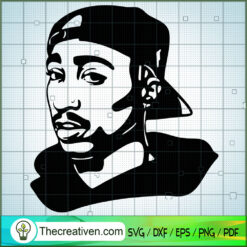 Tupac Best Face SVG Cut File for Cricut & Silhouette