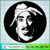 Tupac In Circle SVG Cut File for Cricut & Silhouette 2 number 22 copy 2