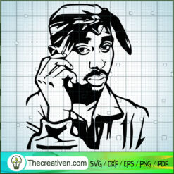 Tupac Amaru Shakur SVG Cut File for Cricut & Silhouette