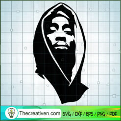Rapper Tupac SVG Cut File for Cricut & Silhouette