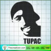Tupac Smile SVG Cut File for Cricut & Silhouette
