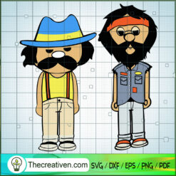 Cute Cheech And Chong SVG, Cheech And Chong SVG, Friends SVG