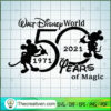 Walt Disney World 50 1971 to 2021 SVG, Castle SVG, Disney SVG 3 32 copy