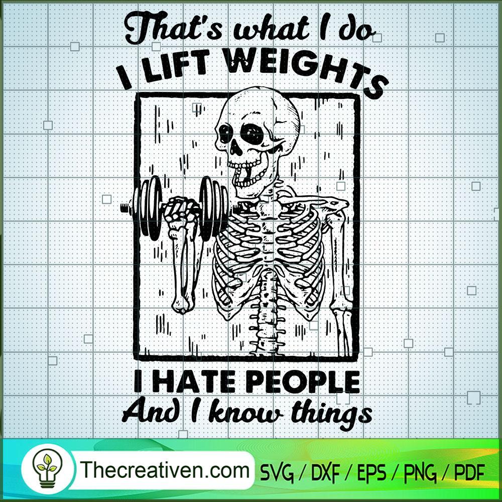That's What I Do I Lift Weig SVG Cut File for Cricut 1 That's What I Do I Lift Weig SVG Cut File for Cricut