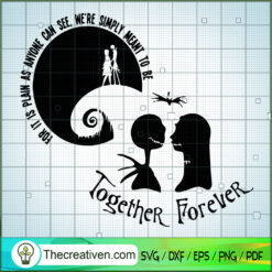 Together Forever Nightmare SVG, Scary SVG, Halloween SVG