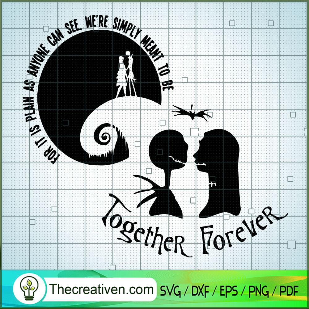 Together Forever Nightmare SVG, Scary SVG, Halloween SVG 1 Together Forever Nightmare SVG, Scary SVG, Halloween SVG
