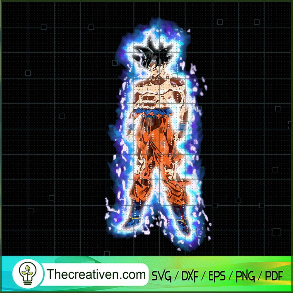 Goku Ultra Instinct Blue SVG Cut File for Cricut & Silhouette 1 Goku Ultra Instinct Blue SVG Cut File for Cricut & Silhouette