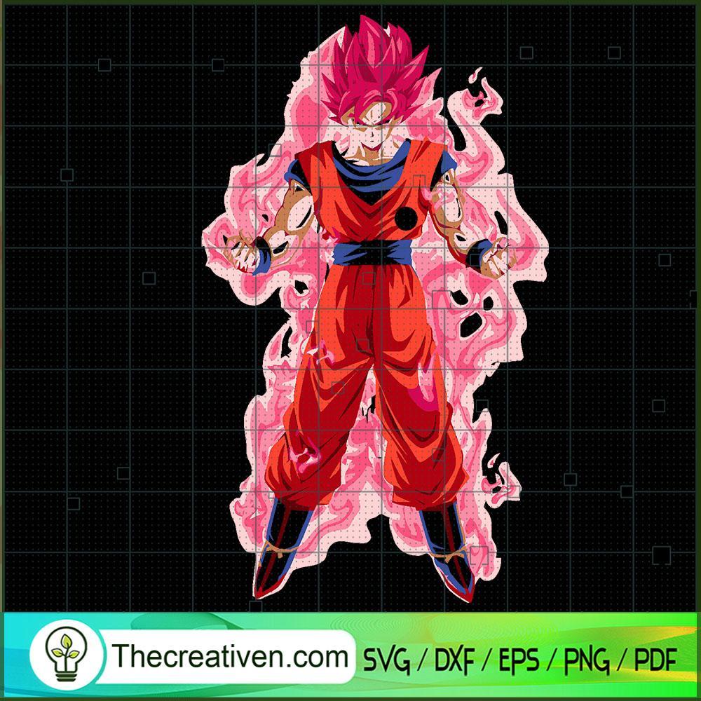 Pink Goku SVG Cut File for Cricut & Silhouette 1 Pink Goku SVG Cut File for Cricut & Silhouette