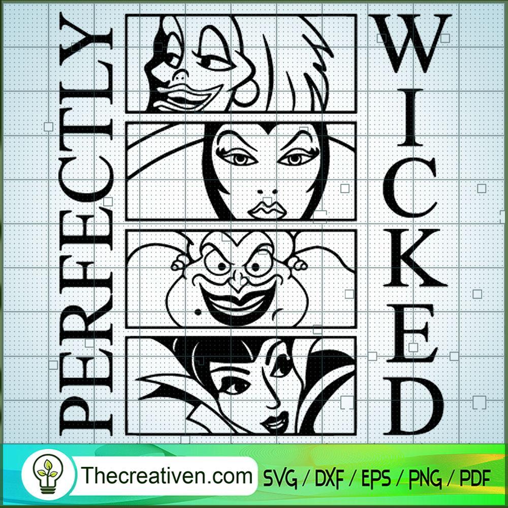 Perfectly Wicked Witches Poster SVG Cut File for Cricut & Silhouette 1 Perfectly Wicked Witches Poster SVG Cut File for Cricut & Silhouette