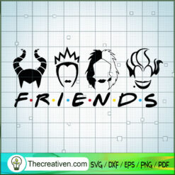 Four Bad Witches Friends SVG, Disney Bad Witches SVG, Halloween SVG
