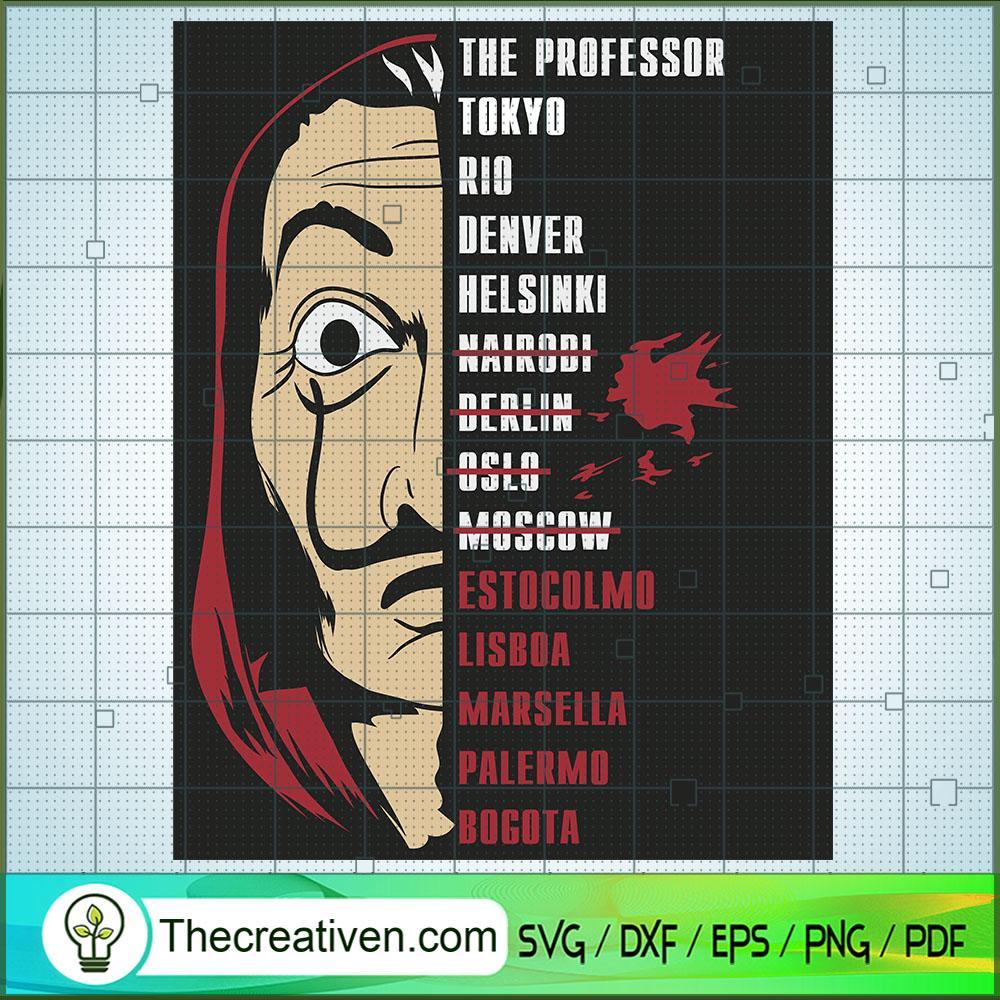 The Professor Money Heist SVG, Money Heist SVG, Blockbuster Movie SVG 1 The Professor Money Heist SVG, Money Heist SVG, Blockbuster Movie SVG