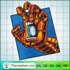 Manos Iron-man SVG, Manos SVG, Marvel SVG