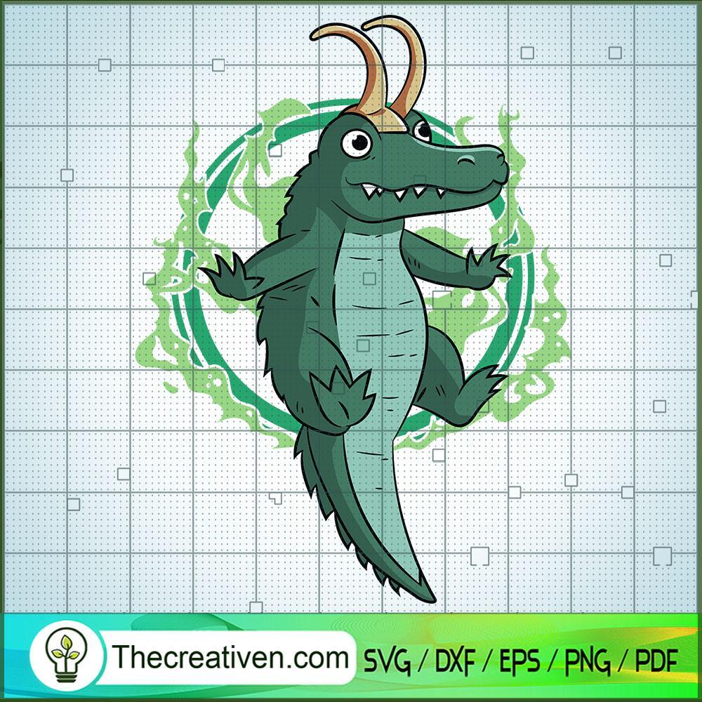 Crocodile Loki SVG Cut File for Cricut & Silhouette 1 Crocodile Loki SVG Cut File for Cricut & Silhouette