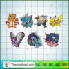 Kimetsu X Pokemon Bundle SVG, Kimetsu SVG, Pokemon SVG 3 pokemon kimetsu bundle copy