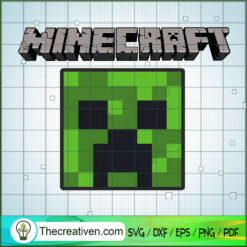 Minecraft Logo SVG, Minecraft SVG, Gamer SVG