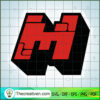 M Logo SVG, Minecraft SVG, Gamer SVG 2 number 10 copy 1