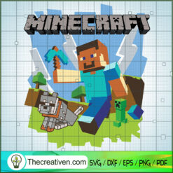 Minecraft SVG, Minecraft SVG, Gamer SVG