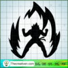 Dragon Ball Goku Super Saiyan SVG, Dragon Ball SVG, Goku SVG 3 110 copy
